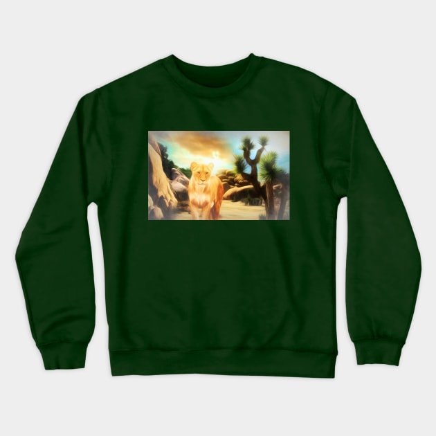 Lioness Crewneck Sweatshirt by jasminaseidl